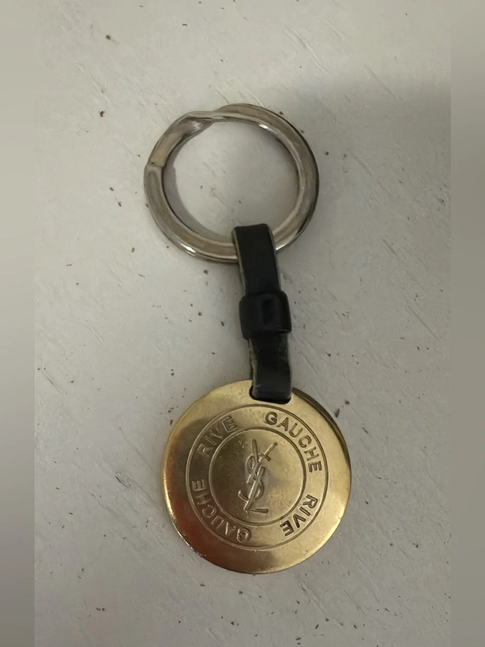 Yves Saint Laurent Rive Gauche Vintage Rare Key chain